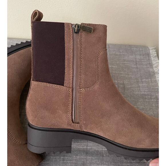 New Blondo Colbee Womens Size 8 Brown Suede Leather Waterproof Boots - Picture 12 of 14